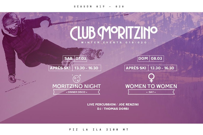 WOMEN TO WOMEN 7 & 8 Marzo @Moritzino