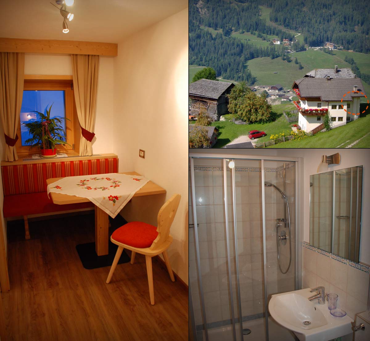 Appartamenti in affitto Camera Bed & Breakfast Casa Marisa Maso Agriturismo Arslada Dolomiti Sudtirol Alto Adige